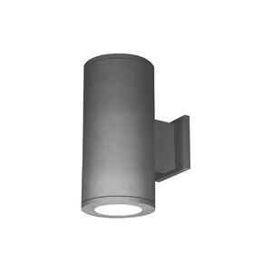 Tube Arch LED 5 inch Graphite Sconce Wall Light in 3500K, 85, Flood, Straight Up/Down