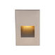 Tyler 120 3.8 watt Brushed Nickel Step and Wall Lighting in Amber, WAC Lighting