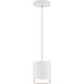 Cloak LED 4.63 inch White Pendant Ceiling Light in 2700K, dweLED
