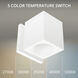 Zoron LED 4.75 inch Arc White Outdoor Wall Lighting