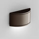 Tube LED 5.38 inch Bronze Outdoor Wall Light