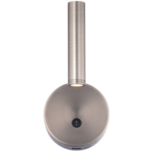 Sprig 1 Light 9.88 inch Brushed Nickel Reading Light Wall Light, dweLED