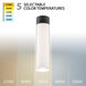 Twist-N-Lite LED 3 inch Black Mini-Pendant Ceiling Light