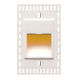 Tyler 120 3.3 watt White Step and Wall Lighting in Amber, WAC Lighting