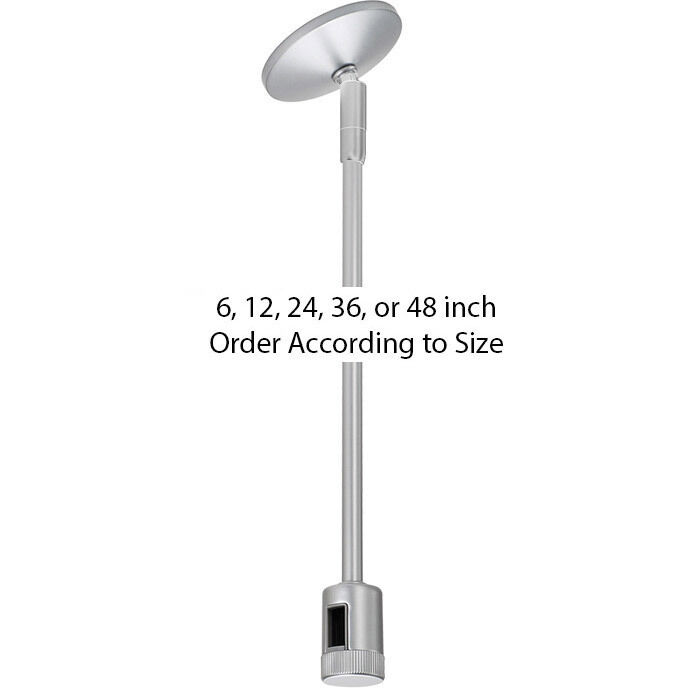 Flexrail 1 Platinum Track Accessory Ceiling Light in 6in, 6in