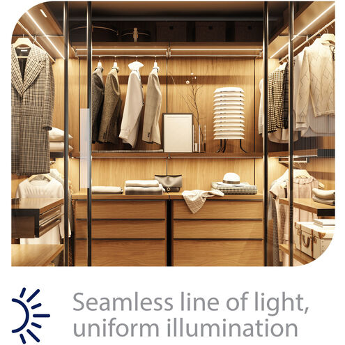 Gemini 24 LED 288 inch White LED Tape Lighting in 3500K