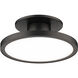 Twist-N-Lite LED 8 inch Black Semi-Flush Mount Ceiling Light
