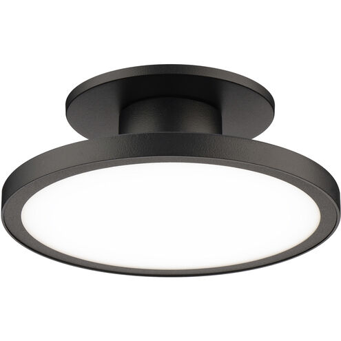 Twist-N-Lite LED 8 inch Black Semi-Flush Mount Ceiling Light