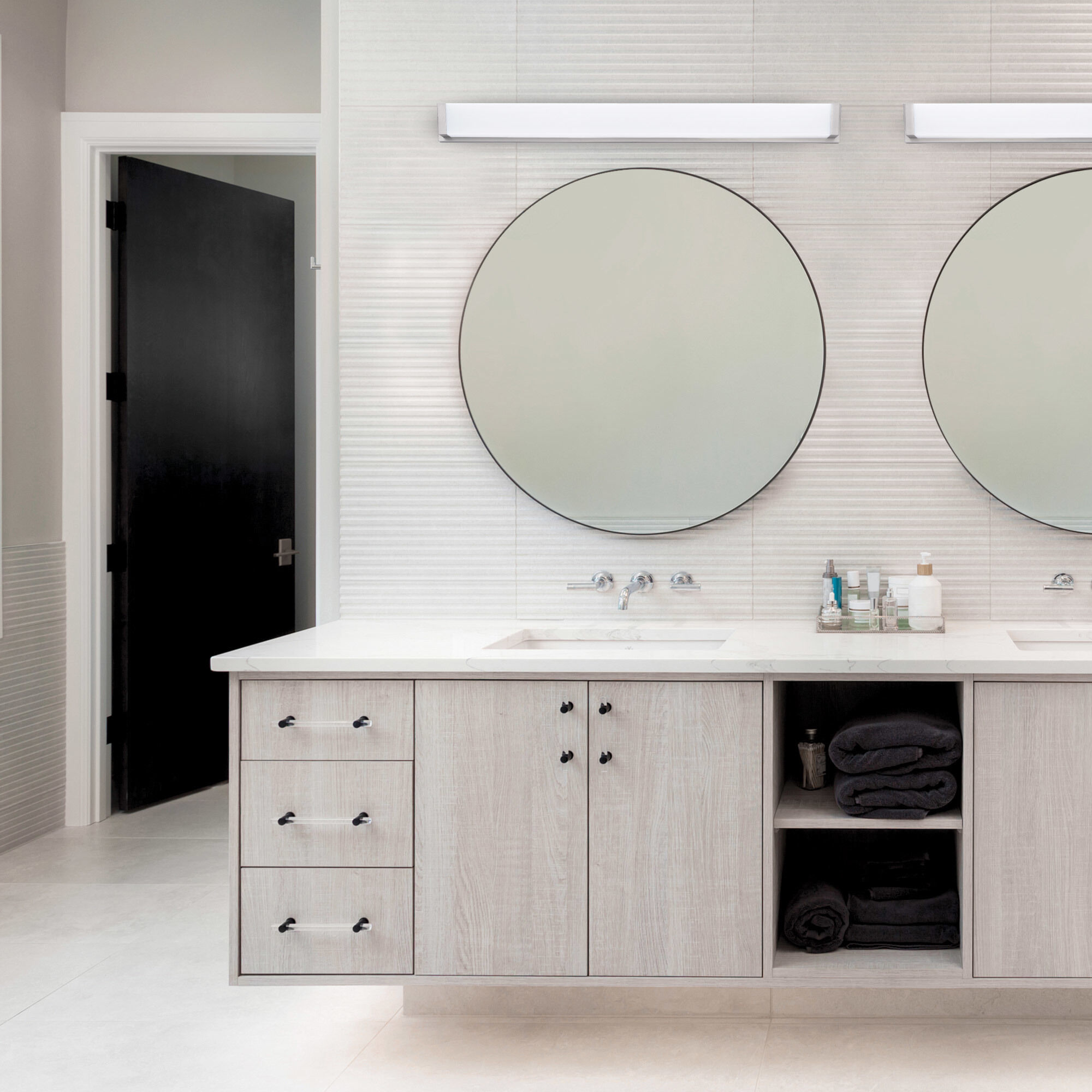 Metro Indoor Wall Lighting in 3000K, Brushed Nickel, WAC Limited