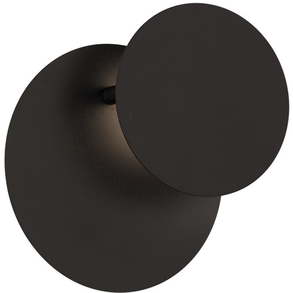 Moonglow Wall Sconce Wall Light in 2700K, Black, dweLED