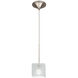 Tulum LED 5 inch Brushed Nickel Mini Pendant Ceiling Light in 2, Canopy Mount MP
