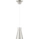 Twist-N-Lite LED 5 inch Brushed Nickel Mini-Pendant Ceiling Light