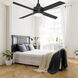 Quade 52 inch Matte Black Downrod Ceiling Fan