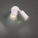 Cylinder LED 5.06 inch White Outdoor Wall Light