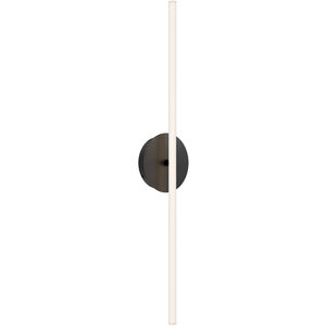 Lanky Wall Sconce Wall Light in 3500K, Black, dweLED