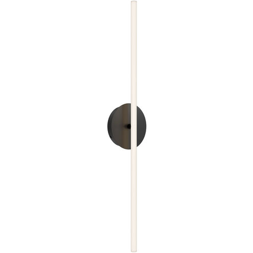 Lanky Wall Sconce Wall Light in 3500K, Black, dweLED