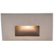 Tyler 120 3.8 watt Brushed Nickel Step and Wall Lighting in 2700K, WAC Lighting