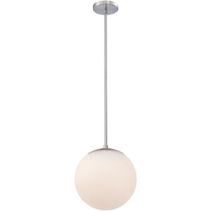 Niveous LED 10 inch Brushed Nickel Pendant Ceiling Light in 2700K, 10in, dweLED