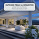 X Track 12 White Outdoor Track Accessory Ceiling Light