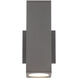 Cubix LED 9.42 inch Bronze Outdoor Wall Light
