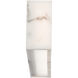 Museo LED 18 inch White Bath Vanity & Wall Light, dweLED