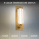 Portos LED 6.38 inch Aged Brass Wall Sconce Wall Light, dweLED