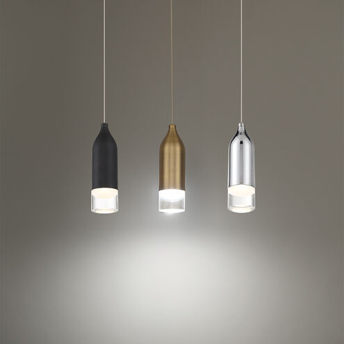 Action LED 2.38 inch Aged Brass Mini-Pendant Ceiling Light, dweLED