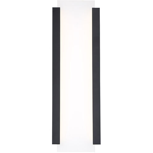 Fiction LED 20 inch Black Outdoor Wall Light, dweLED
