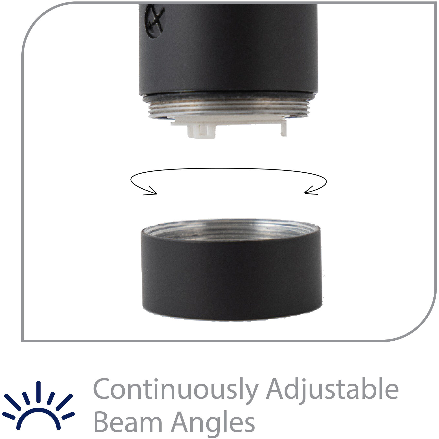 Estrella LED 2.42 inch Black Landscape Ceiling Lighting, WAC Landscape