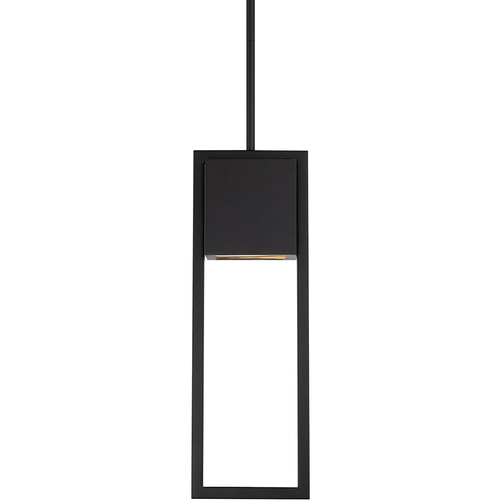 Archetype LED 4 inch Black Outdoor Pendant, dweLED
