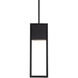 Archetype LED 4 inch Black Outdoor Pendant, dweLED