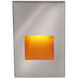 LEDme Step and Wall Lights 277 3.9 watt Stainless Steel Step Light in Amber, LED, 43.62 inch