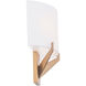 Fitzgerald LED 4 inch Aged Brass ADA Wall Sconce Wall Light in 2700K, dweLED