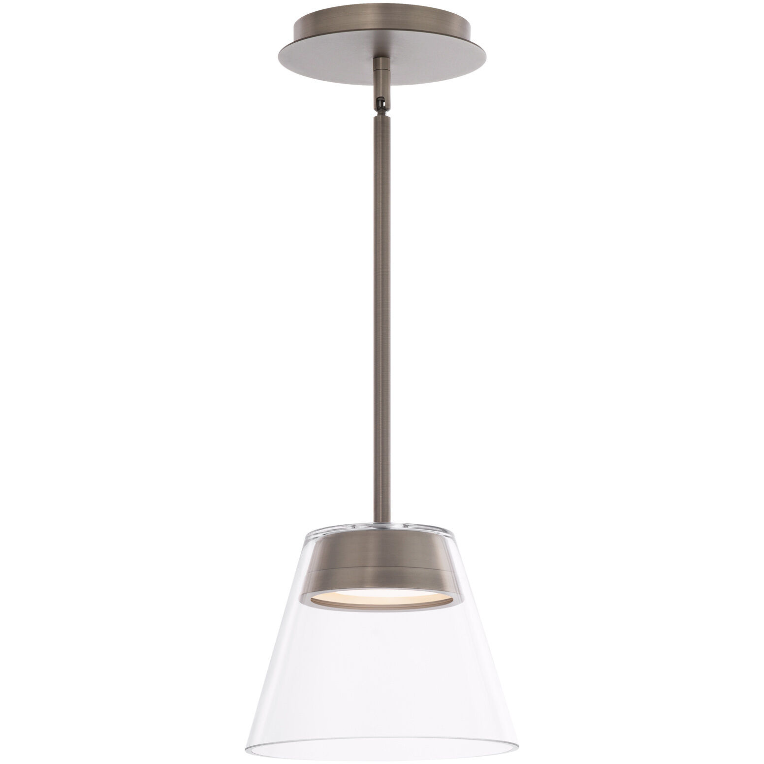 WAC Lighting PD-87208-BN Chandra LED 8 inch Brushed Nickel Mini