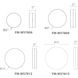 Dot 1 Light 12.13 inch Stainless Steel Flush Mount Ceiling Light