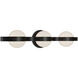 Ellaria LED 25 inch Black Bath Vanity & Wall Light, dweLED