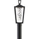 Manchester LED 17.62 inch Black Outdoor Post Light in 3500K, dweLED