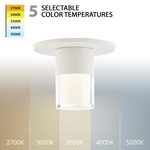 Twist-N-Lite LED 5 inch White Flush Mount Ceiling Light