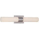 Elementum LED 22 inch Brushed Nickel Bath Vanity & Wall Light in 3000K, dweLED
