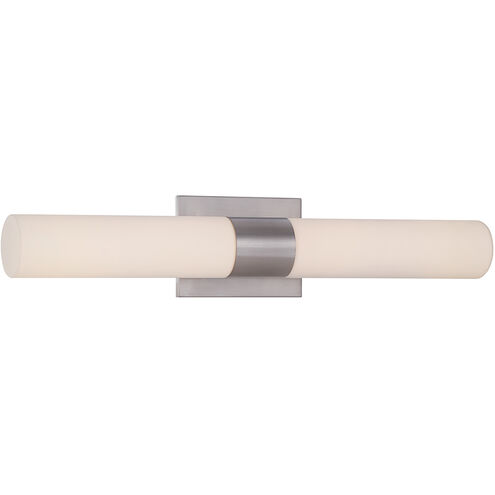 Elementum LED 22 inch Brushed Nickel Bath Vanity & Wall Light in 3000K, dweLED