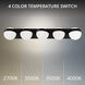 Tripoli LED 7 inch Black Bath Vanity & Wall Light in 3000K, dweLED