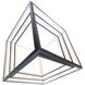 Atlas LED 50 inch Black Chandelier Ceiling Light, dweLED