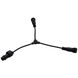 WAC 12VDC Strip Light Black Y-Connector, WAC Landscape