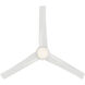 Sonoma 56 inch Matte White Downrod Ceiling Fans, Smart Fan