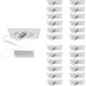 Lotos LED White Complete Kit Recessed Lighting