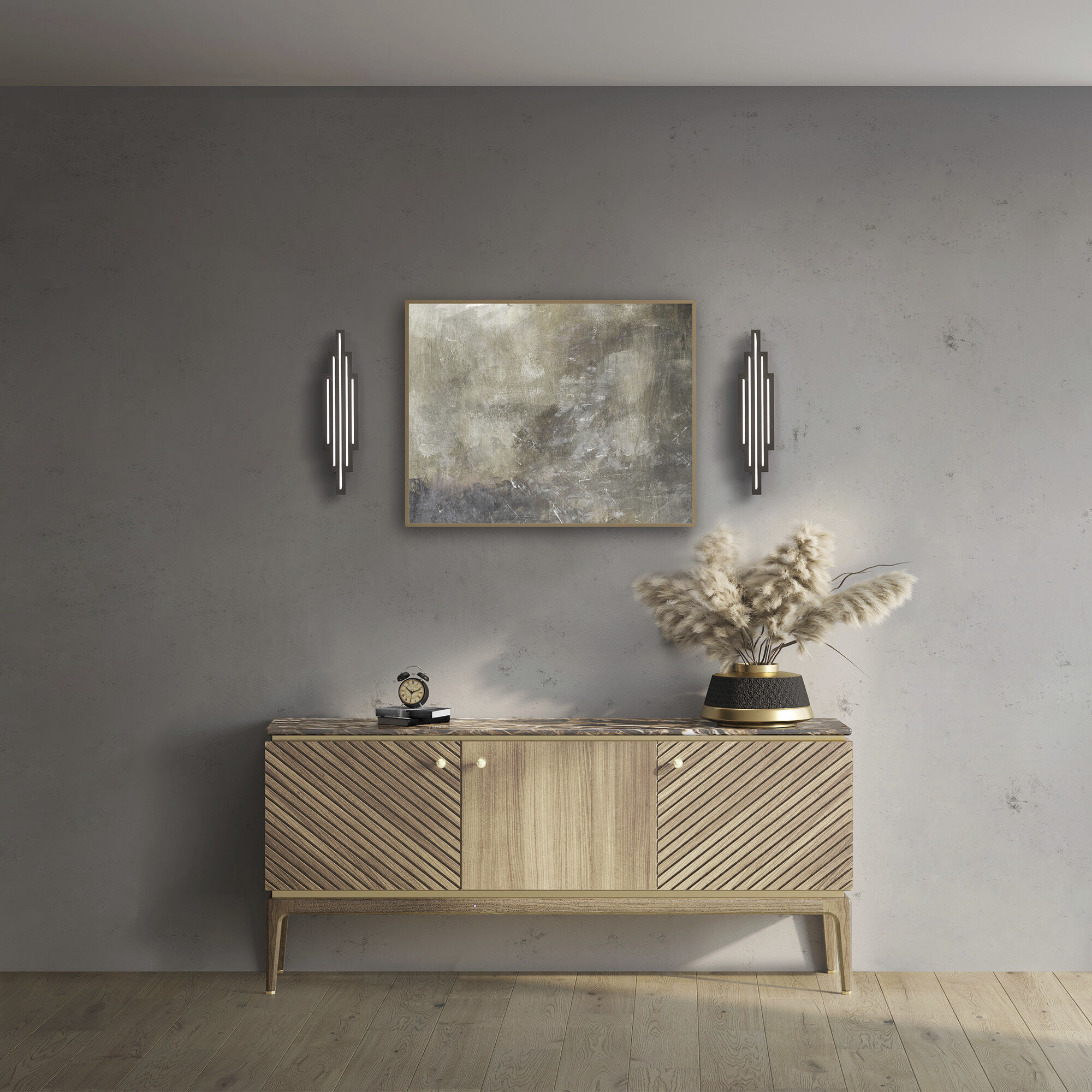 Nouveau Wall Sconce Wall Light in 2700K, dweLED