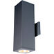 Cube Arch LED 4.5 inch Graphite Sconce Wall Light in Flood, 85, 3000K, Straight Up/Down