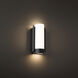 Blake 2 Light 3.75 inch Black ADA Wall Sconce Wall Light in 3500K, dweLED