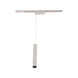 Silo Pendants 1 Light 120 White/Black Track Head Ceiling Light in 3500K, H Track