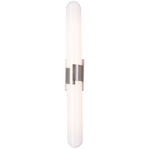 Fallon 2 Light 22.5 inch Brushed Nickel Bath Vanity & Wall Light, dweLED